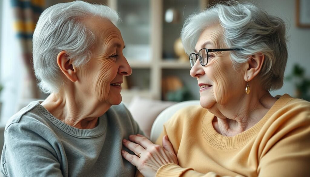 Elderly person with caregiver, representing high-risk group for sepsis Elderly person with caregiver, representing high-risk group for sepsis