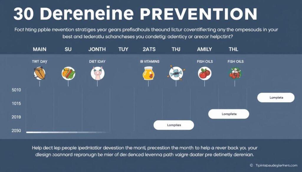 Calendar showing 30-day dementia prevention implementation plan Calendar showing 30-day dementia prevention implementation plan