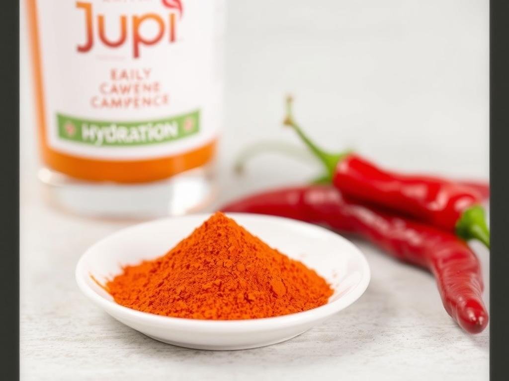 Cayenne pepper powder used in Jupi Hydration for metabolism boost Cayenne pepper powder used in Jupi Hydration for metabolism boost