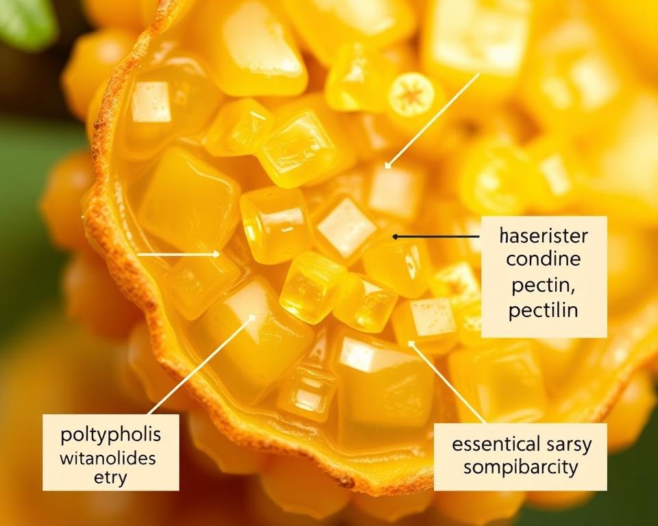 Close-up of golden berries showing their unique compounds that help regulate blood sugar levels Close-up of golden berries showing their unique compounds that help regulate blood sugar levels