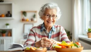 Elderly person engaging in brain-healthy activities to prevent dementia