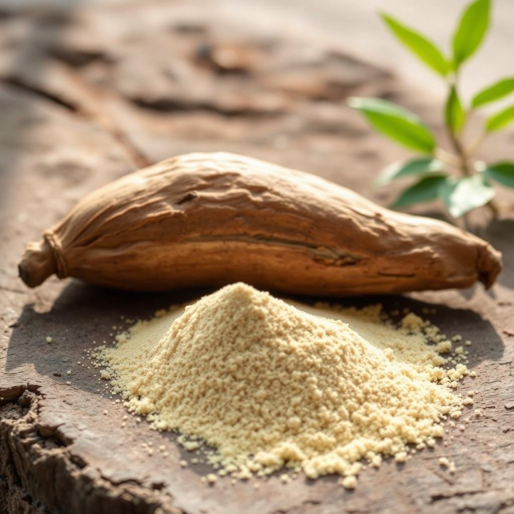 Maca root and its powder form as used in Semenoll formula