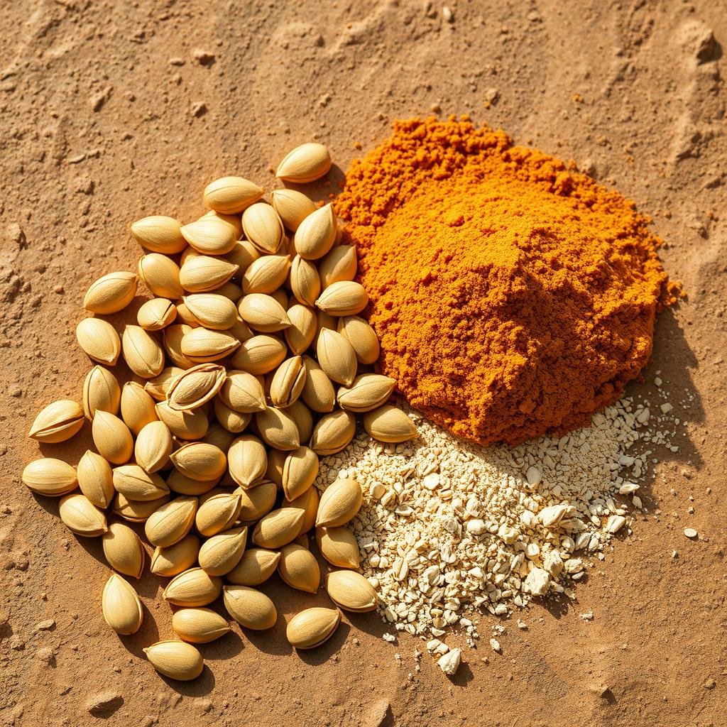 Pumpkin seeds and extract powder used in Semenoll formula