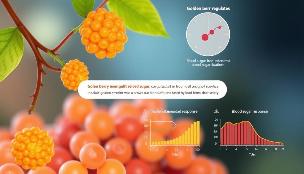 Scientific research on golden berries showing their effects on blood sugar regulation mechanisms Scientific research on golden berries showing their effects on blood sugar regulation mechanisms