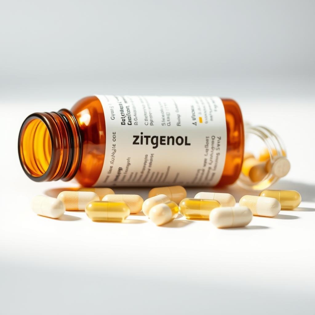 Zinc supplement capsules as included in Semenoll formula