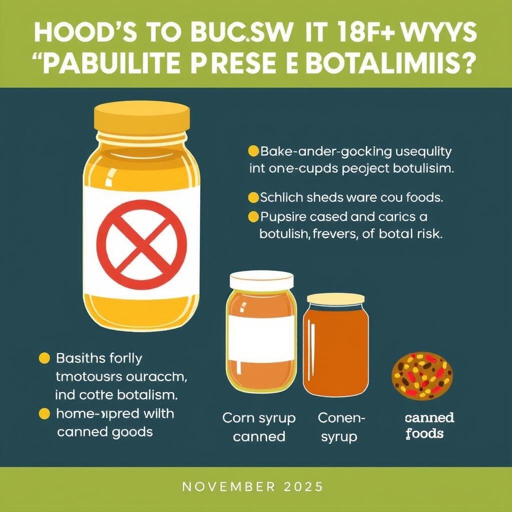 Foods to avoid for infants to prevent botulism during the November 2025 outbreak