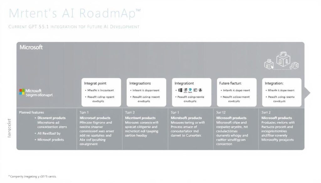 Microsoft's AI roadmap featuring GPT-5.1 and future developments