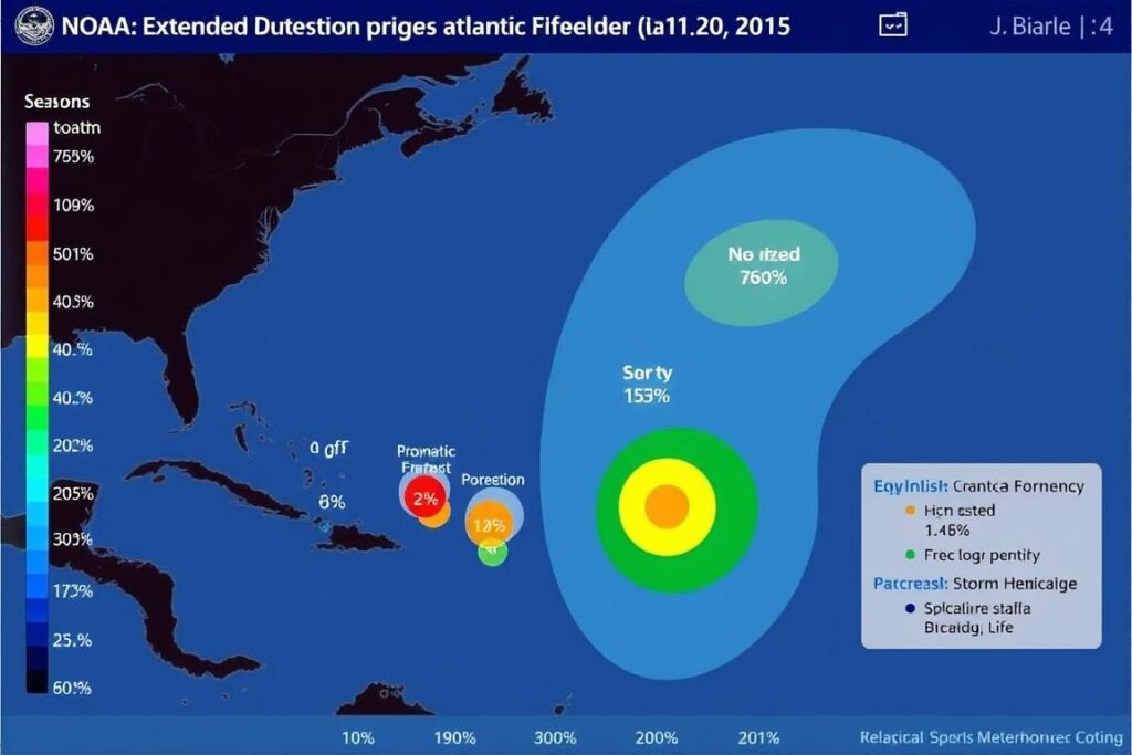 NOAA's extended outlook for the remainder of the 2025 Atlantic hurricane season