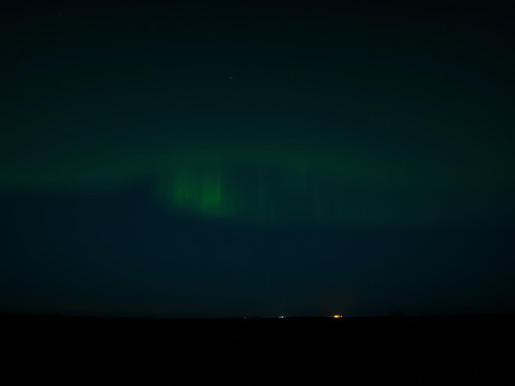 Rare auroras over North America captured from northern Texas