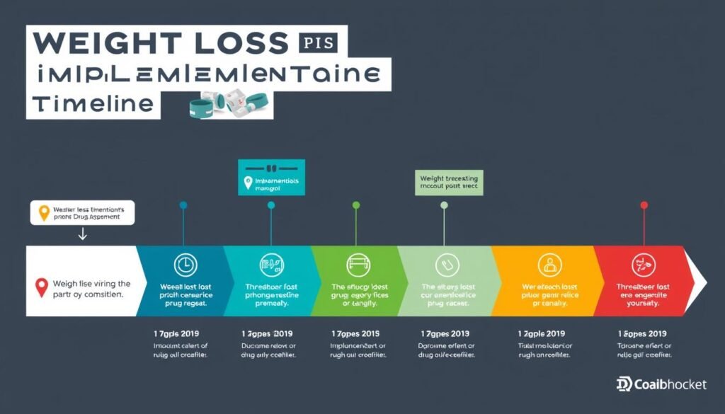 Timeline showing implementation of Trump weight loss drug price deal